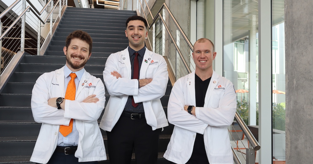 Patrick Smith, Monzer Alatrach and Matt Mackler represented Sam Houston State University College of Osteopathic Medicine at the Council of Osteopathic Student Government Presidents and the Student Osteopathic Medical Association Foundation.